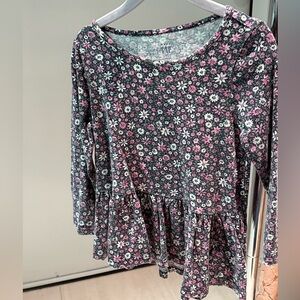 Floral Gap Long Sleeve Shirt